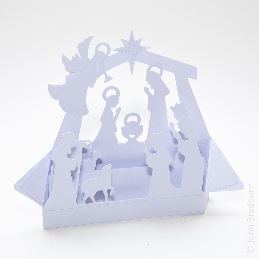 3D Nativity Christmas Card