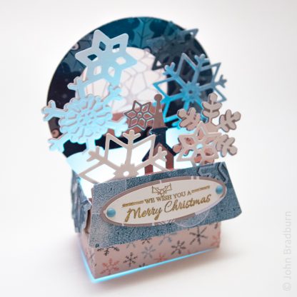 3D Snowglobe Christmas card