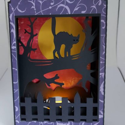 Halloween Cat Box Card