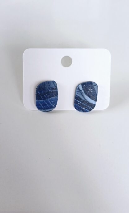 Polymer clay stud earrings